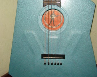 Amazing Aluminium Body Metal Body Acoustic Guitar USSR Soviet Vintage and very Rare