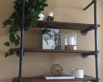 Industrial Shelving Unit | 30" Wall-Mount Open Shelving