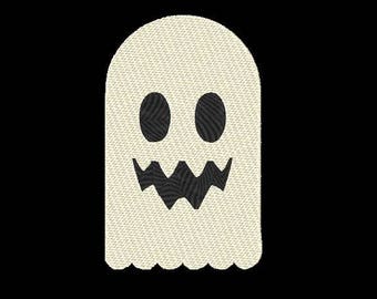 Ghost Embroidery Design - 4x4 & 5x7 Inches Instant Download!