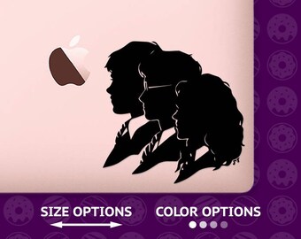 ron weasley, hermione, harry potter, harry potter decal, wizard decal, hogwarts decal, hermione granger, gryffindor decal, magic decal
