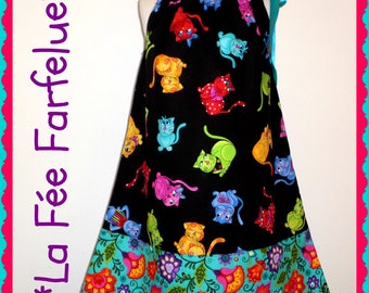 LAST dress POLKA multicolored 5 years
