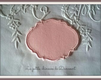 Light pink powdered Gustavian Medallion