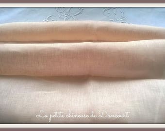 Powder Pink linen Coquecigrues by the yard