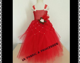 DRESS TUTU DRESS child Ruby CEREMONIES / girl