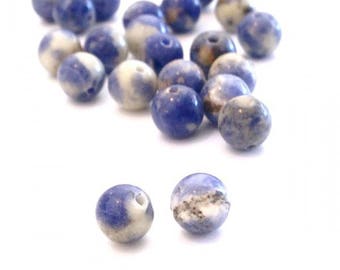 X 50 sodalite ❤ ❤ 6mm stone beads