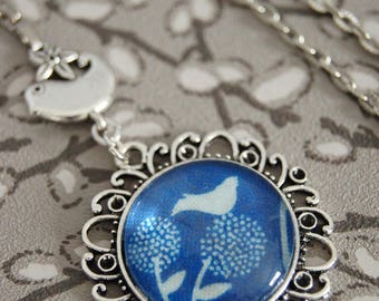 Vintage Blue Bird necklace