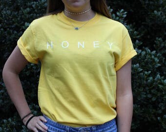 honey colored shirt