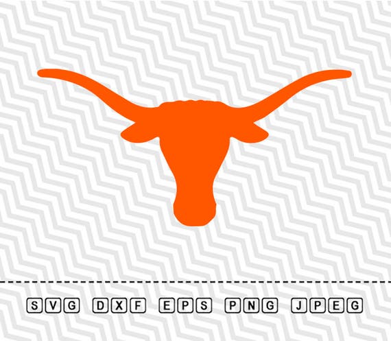 SVG Texas Longhorns Logo Vector Layered Cut File Silhouette