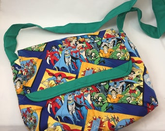 Ipad Messenger Bag - DC Super Heroes