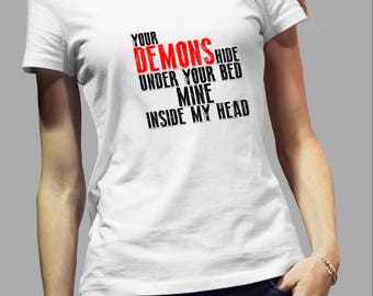 sometimes i wrestle with my demons shirt