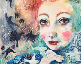 My Soul Has Wings- Original painting by Maria Pace-wynters