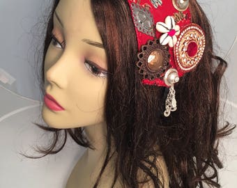 Tribal Fusion Head Piece Head Band Head Dress Dance #12