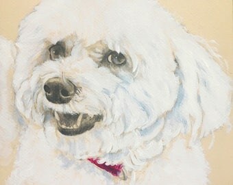 Dog Sketch Custom Portrait, 8 x 10