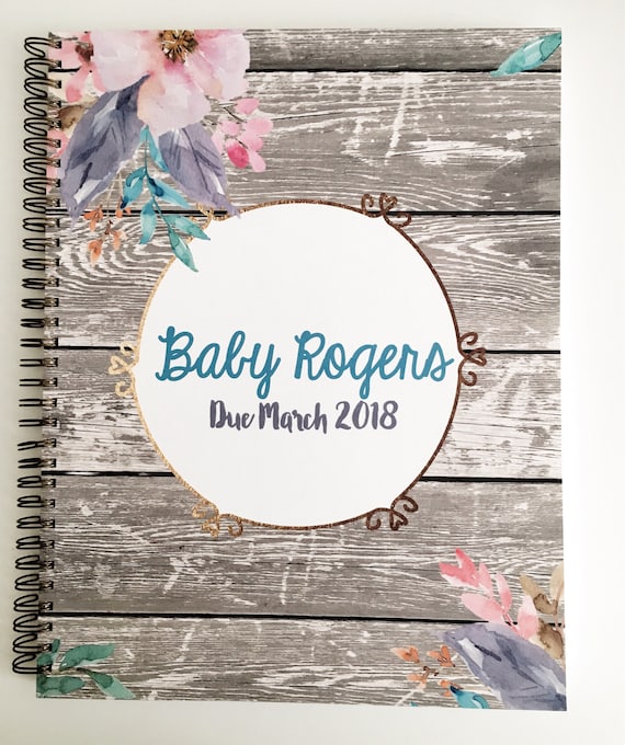 Personalized Pregnancy journal expecting mom gift maternity