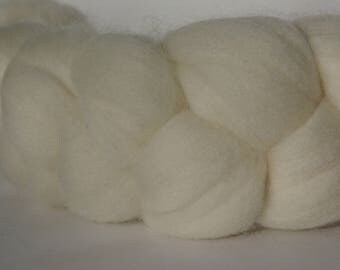 Polwarth spinning or felting - 98g - Ecru