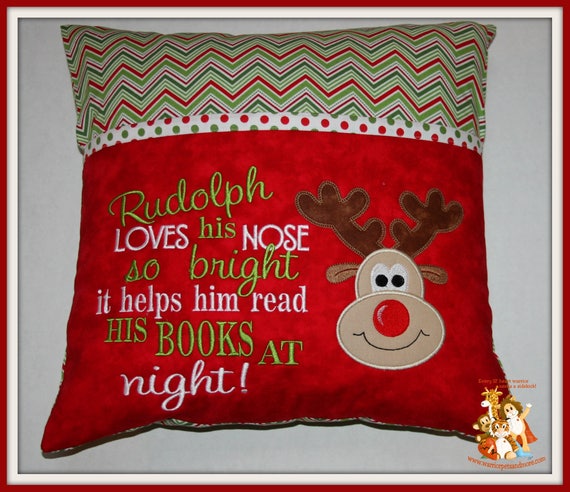 rudolph pillow pet