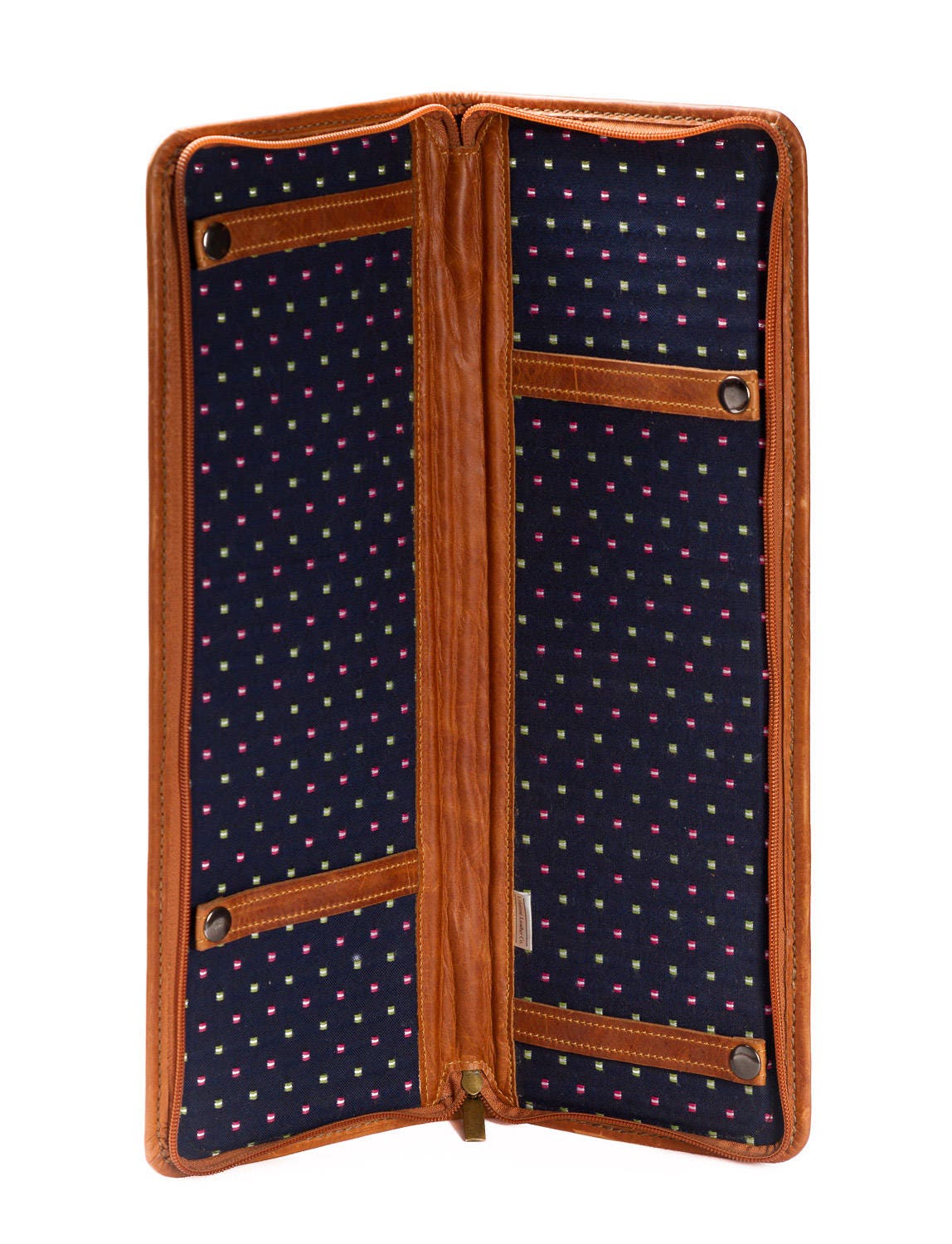 Handmade LEATHER Men's NECK TIE Travel Case Wedding