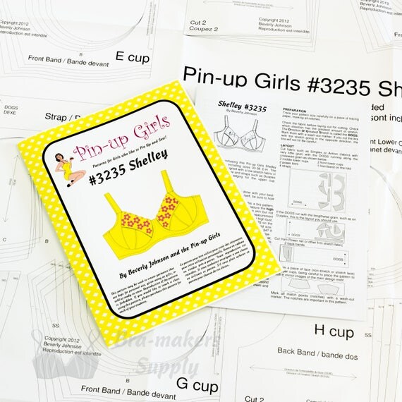 The SHELLEY Bra PATTERN A Pin Up Girls Original Pattern from