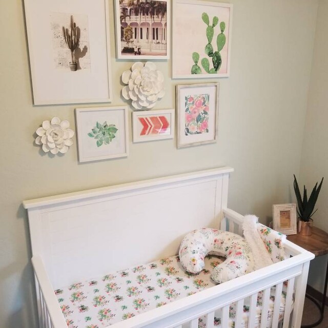 Cactus Changing Pad Cover Organic Changing Pad Cover Jade