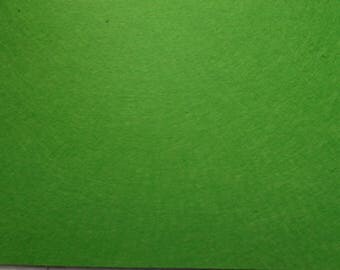 Felt Green 1.5 mm A4 size sheet