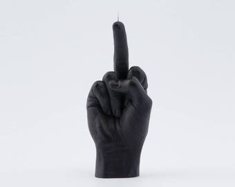 Hand Gesture Candle Fcuk You. Handmade Candle. Birthday Candle. Funny Gift. Halloween Candle. Fcuk candle. Christmas Gifts.