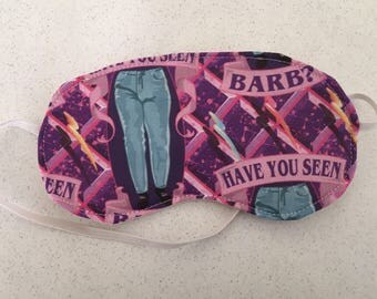 Stranger things barb inspired eyemaks/sleepmask.