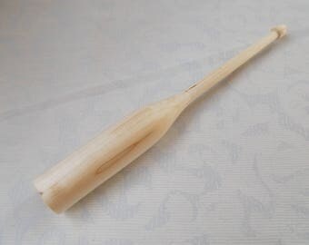 Lightweight dealgan, lace spindle. Scottish drop spindle. Unique hardwood spinning tool, laceweight spindle, fine yarn spindle, nostepinne