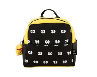 Toddler backpack, Black White, Back to school backpack, Toddler bag, Children's backpack, Daycare backpack