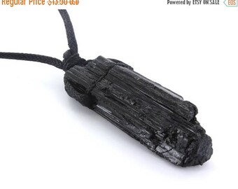 Special Discount Black Tourmaline Necklace, Chakra, Unisex Necklace, Meditation Stone, Amulet, Tourmaline Pendant