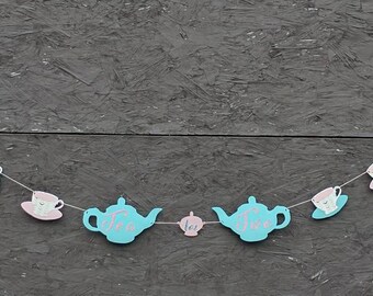 Tea for Two Teapot & Cup Banner