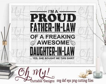 Download Proud Father-In-Law Of A Freaking Awesome Daughter-In-Law