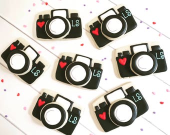 Camera Cookies | Photographer Cookies | Photography Cookies | One Dozen
