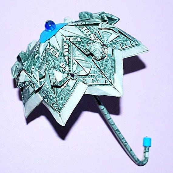 Umbrella money umbrella money origami origami umbrella