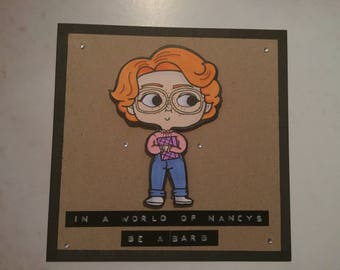 Barb from stranger things card