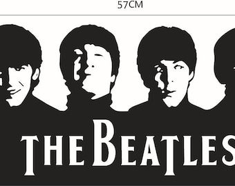 Beatles wall decal | Etsy