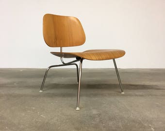 Herman Miller | LCM Walnut + Chrome Lounge Chair | Eames Mid Century
