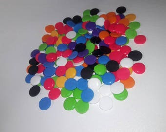 Melted Perler biggie beads for making earrings- 14 beads