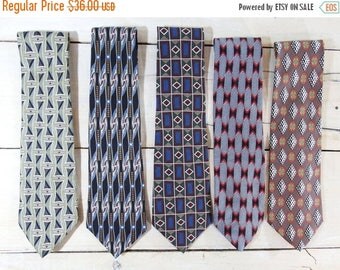ON SALE Mens ties - vintage ties - mens neckties - dapper gent