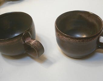 Two tea or espresso cups