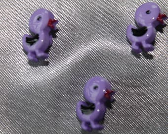 button, baby, animal, vilet, small, duckling
