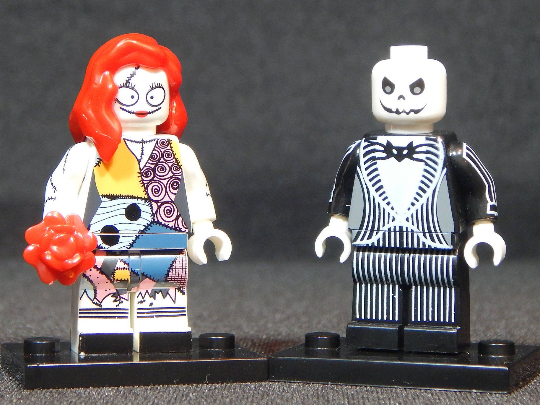 Nightmare Before Christmas Set Of 2 Custom Minifigures Jack