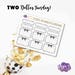 TWO Dollar Tuesday - Plain Marbled Half and Quarter Bow Boxes - Black Glitter Bows - 1 Sheet, 12 Stickers - Perfect for any Planner!