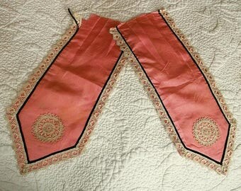 Antique Silk & Cluny Lace Textiles