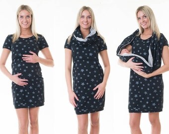 3 in 1 maternity dress still dress + STILLSCHAL star
