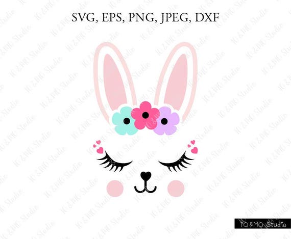 Download Bunny SVG Cute Bunny Face Svg Bunny Clip Art Bunny Face