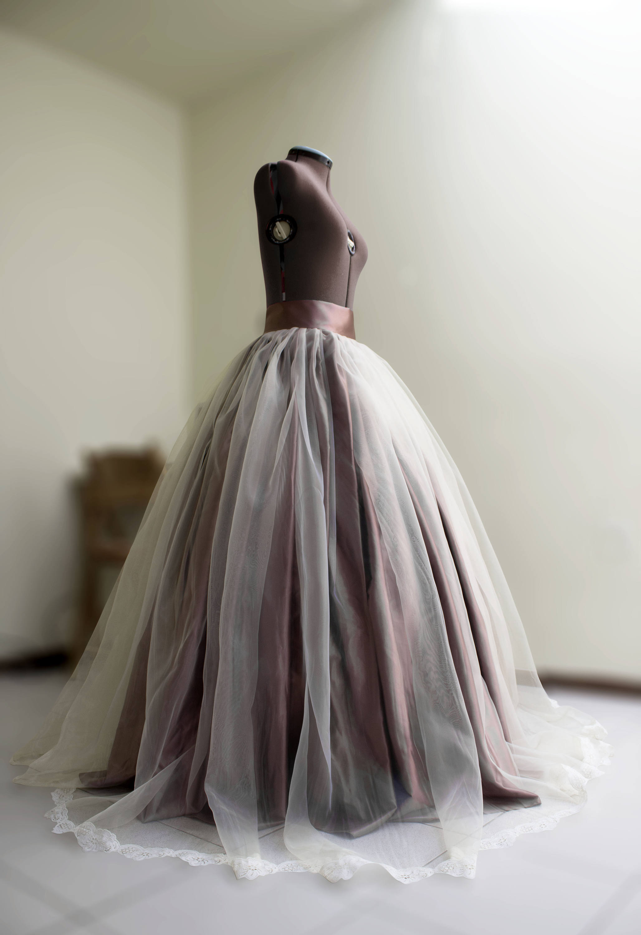 chocolate ball gown