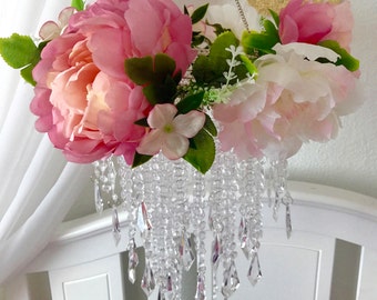 Baby Mobile, Party Chandelier Peony Princess