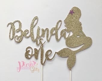 Mermaid Cake Topper, Mermaid cake, Mermaid Party Decor, Mermaid Topper, Mermaid Birthday, Under the Sea Topper, mermaids
