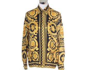 versace shirt gold gianni