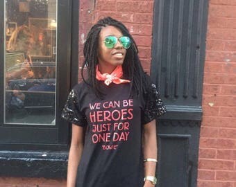 David Bowie Shirt, Custom Tee, David Bowie Tee David Bowie T shirt Womens David Bowie top David Bowie blouse David Bowie tee shirt